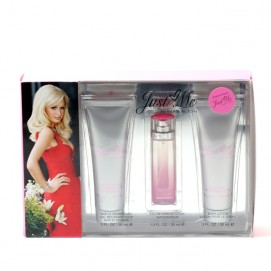 JUST ME LADIES by PARIS HILTON- 1 OZ SP/ 3 OZ BL/ 3 OZ GEL