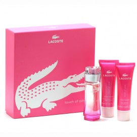 LACOSTE TOUCH OF PINK LADIES1 OZ SP/1.7 OZ BLTN/1.7 OZ SG