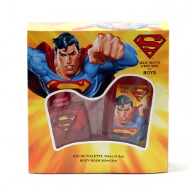 Boys Superman 3.4 Oz Et Sp/8oz Bwash