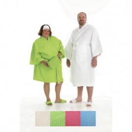 Spacific Womens + Size Cottonwaffle Robe - Fuschia