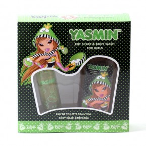 GIRLS BRATZ YASMIN SET-  1.7OZ ET SP/8OZ BW
