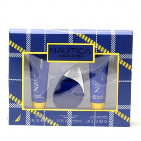 NAUTICA AQUA RUSH MEN- 1.7 SP/2.5 OZ ASB/2.5 OZ SG
